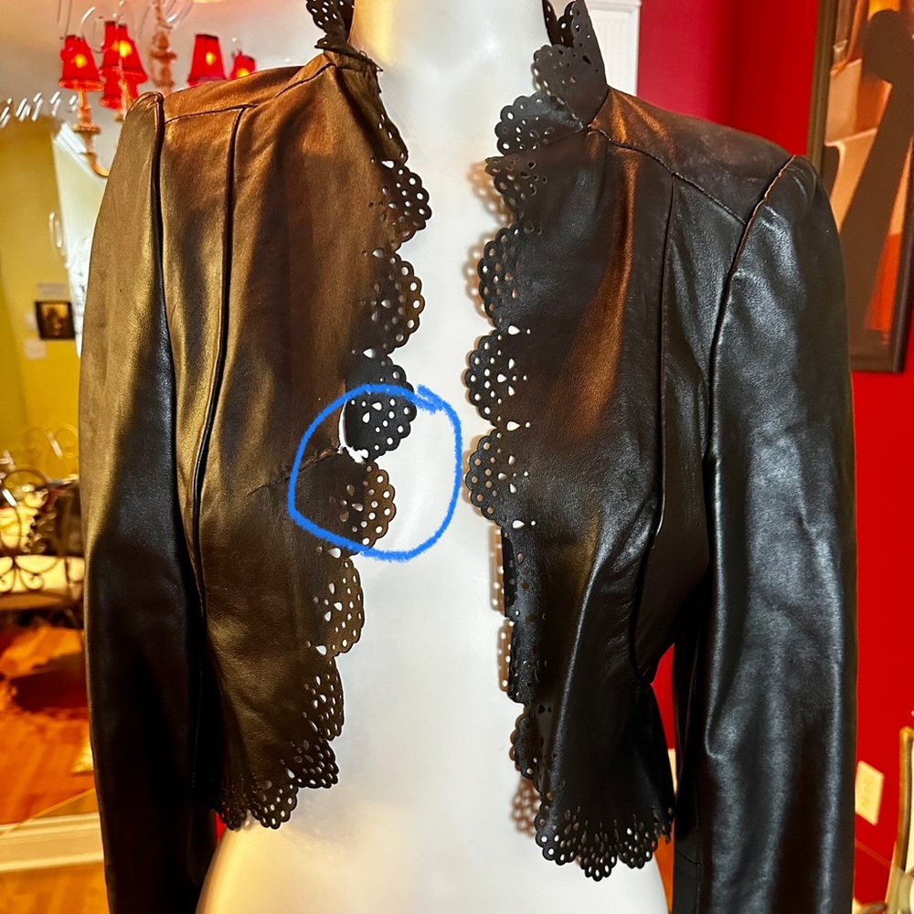LEATHER JACKET BEBE